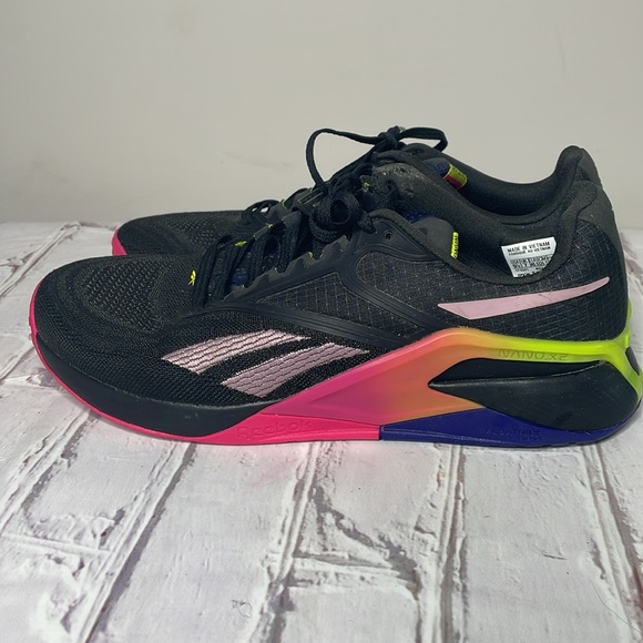 Reebok Black Infused Lilac Nano x2 Training Shoes - Picture 6 of 10
